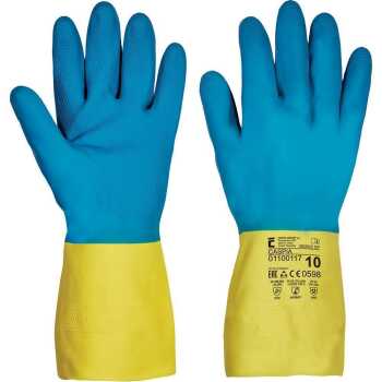 Caspia Gr&ouml;&szlig;e: 7-10, Latexhandschuh mit einer...