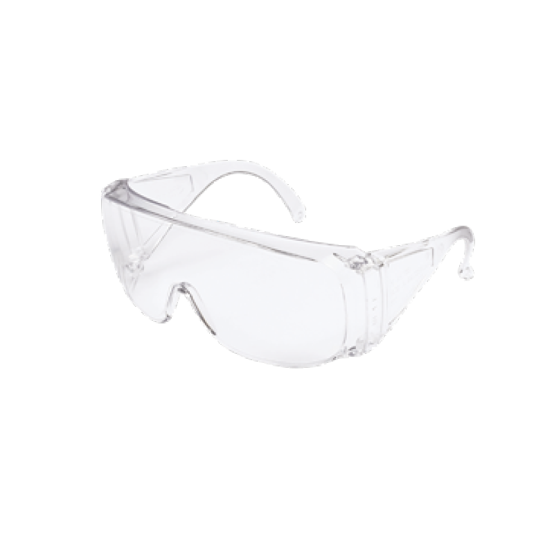 Besucherbrille Donau, Schutzbrille mit klarer Polycarbonatscheibe, die Brille dient zum Schutz vor Kleinteilen, nur 40 Gramm leicht