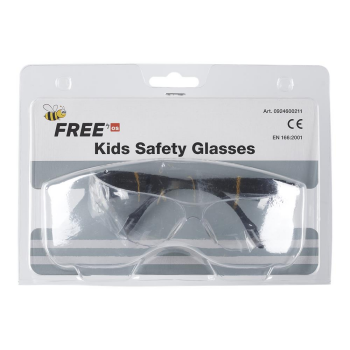 Kinder-Schutzbrille mit Nasenb&uuml;gel und klarer...
