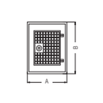 SEM AQUA FU f&uuml;r Unterdruck Reinigungst&uuml;r 14x20 mit L&uuml;ftungsgitter
