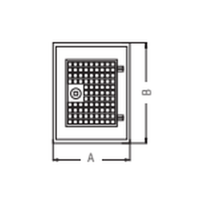 SEM AQUA FU für Unterdruck Reinigungstür 14x20 mit