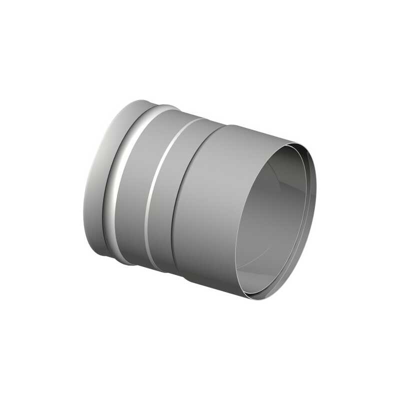 SEM AQUA FU doppeltes Wandfutter f&uuml;r Unterdruck Rauchrohrdicke max. 2,0mm D130 DN130