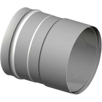 SEM AQUA FU doppeltes Wandfutter f&uuml;r Unterdruck Rauchrohrdicke max. 2,0mm D130 DN130