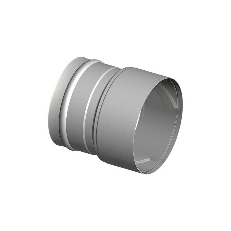 SEM AQUA FU doppeltes Wandfutter f&uuml;r Unterdruck Rauchrohrdicke max. 2,0mm D150 DN130