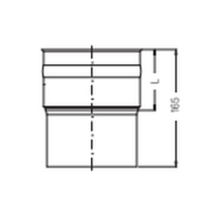 SEM AQUA FU AL Kesselanschluss einsteckend  DN 113 2