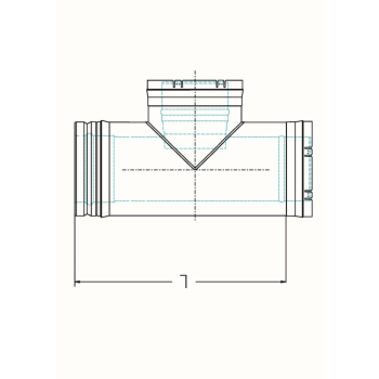 SEM VARIO II Konsolplatte AL mit Ablauf  DN 300