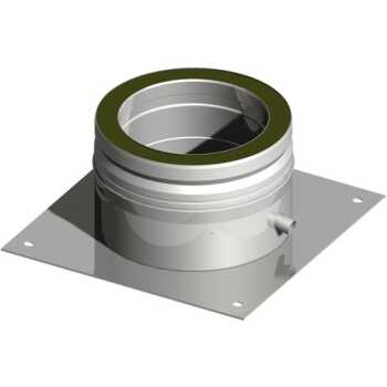 SEM VARIO II Grundplatte mit seitl Ablauf  DN 160