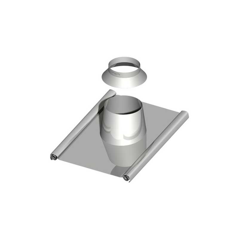 SEM VARIO II Dachdurchf&uuml;hrung&uuml;hrung mit Bleisch&uuml;rze  0-15 Grad  flex  DN 100
