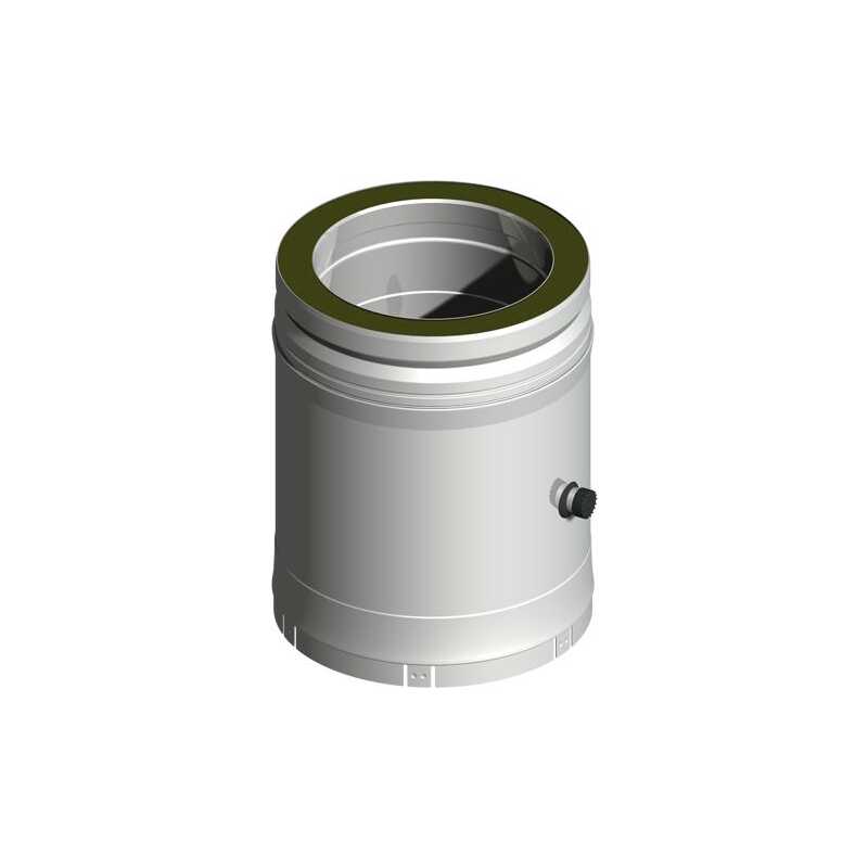 SEM VARIO II Rohr  253 mm mit Kondensatablauf  DN 160