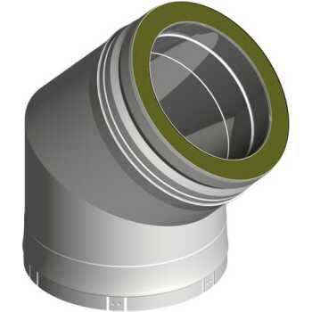 SEM VARIO II Bogen 45 Grad  AL &Uuml;ber- und Unterdruckbetrieb  DN 113
