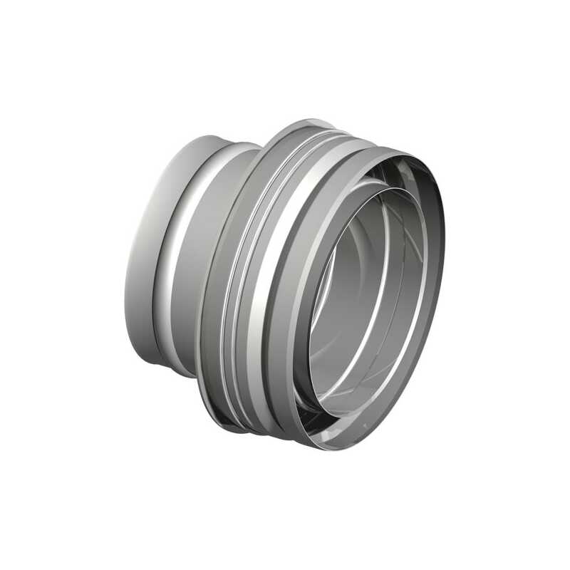 SEM VARIO II &Uuml;bergang ohne W&auml;rmed&auml;mmung SEM AQUA Muffenende DN 250 auf SEM VARIO II DN 250
