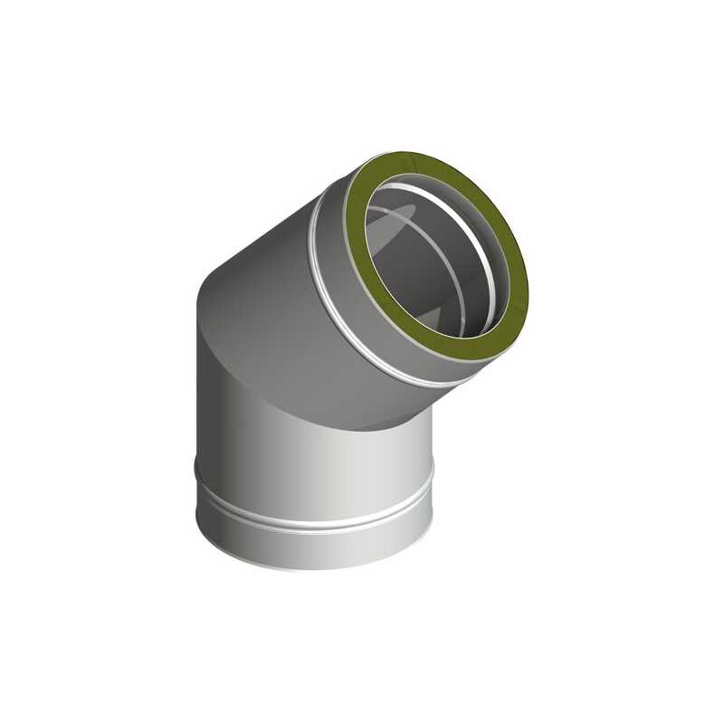 SEM VARIO I Bogen45 Grad  f&uuml;r Unterdruck  DN 406
