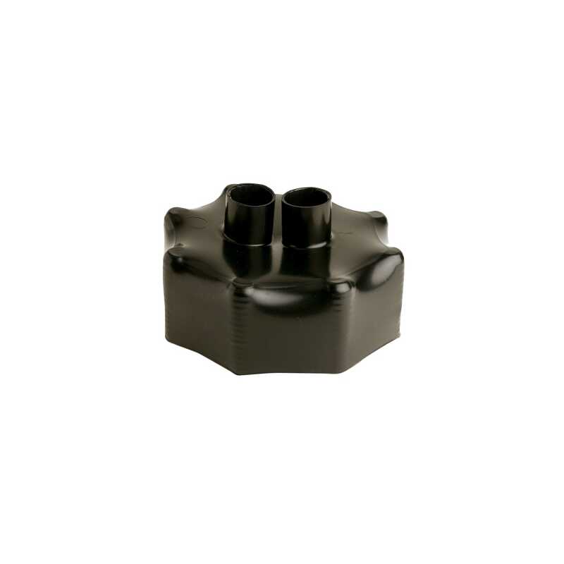 Schrumpfendkappe f&uuml;r Fernw&auml;rmeleitung f&uuml;r Dimension 2x25/125 mm (Kunststoffrohr)