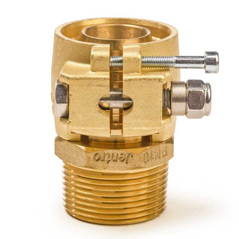 Klemm&uuml;bergang mit Aussengewinde |  40/5,5 mm x 1 1/4&quot; |  PN10 (PE-Xa)  max. 95&deg;C Warmwasser  | f&uuml;r Fernw&auml;rmeleitung SDR7,4