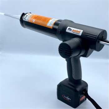 PowerPress Akku Auspresspistole  f&uuml;r 2K Injektionsm&ouml;rtel Koaxial Kartuschen 380 - 410 ml mit 2 St&uuml;ck Akku 14.4V Li-Ion