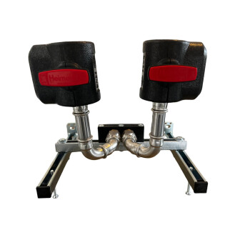 EasyFixAS Fixpunkt Konsole PEX Heizungs- Doppel- Fernw&auml;rmeleitungen 2x 50x4,6mm Anschluss- und Abdr&uuml;ck- Set