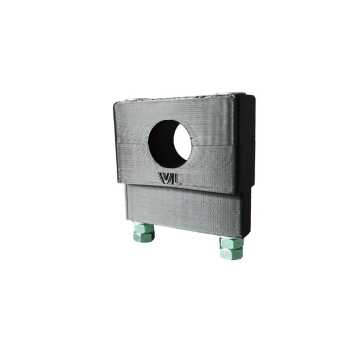 EasyFix Fixpunkt Konsolen, PEX Einzelrohr 1x75 Anschluss &amp; Klemm&uuml;bergangs Set f&uuml;r Fernw&auml;rmeleitung