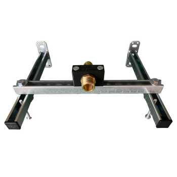 EasyFix Fixpunkt Konsolen, PEX Einzelrohr 1x90 Anschluss &amp; Klemm&uuml;bergangs Set f&uuml;r Fernw&auml;rmeleitung