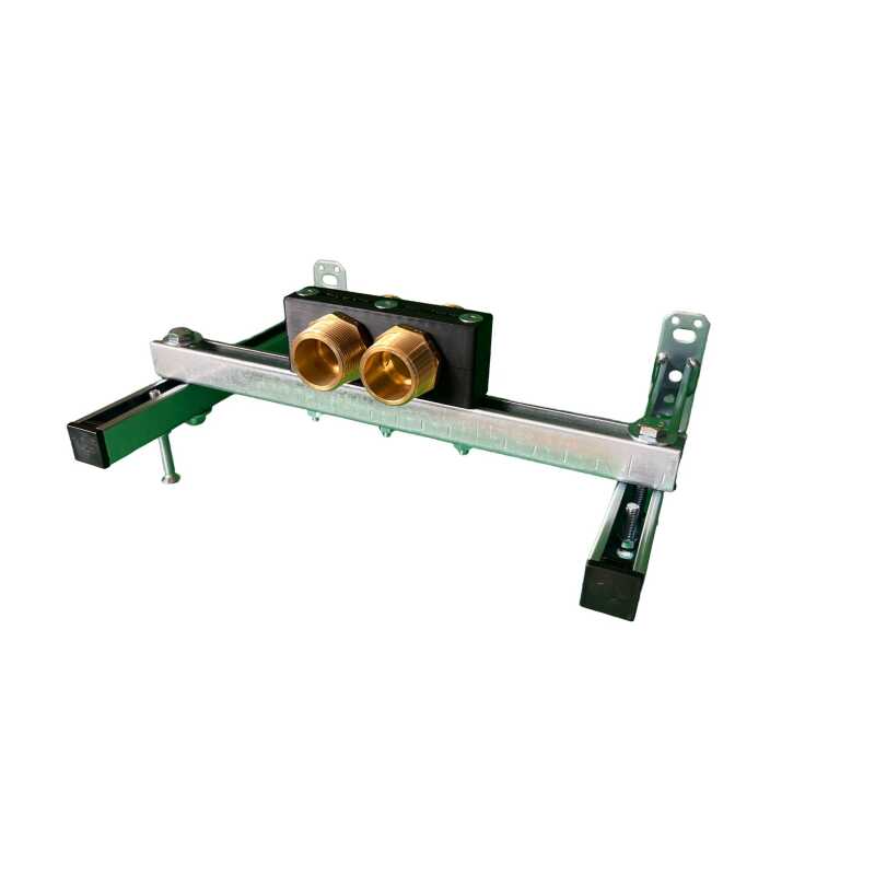EasyFix Fixpunkt Konsolen, PEX W&auml;rmepumpenrohr 2x32mm Anschluss &amp; Klemm&uuml;bergangs Set f&uuml;r Fernw&auml;rmeleitung