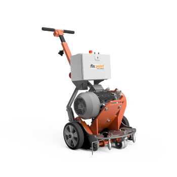 Fu&szlig;bodenheizungsfr&auml;se 4KW mit manuellem oder Automatischen elektrischem Fahrantrieb