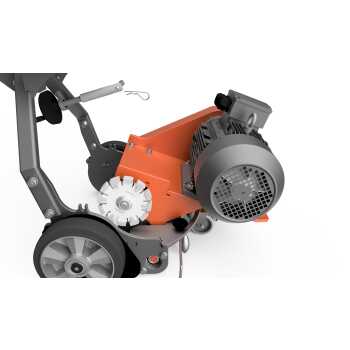Fu&szlig;bodenheizungsfr&auml;se 4KW mit manuellem per Hand/Fu&szlig; Vorschub