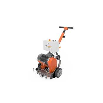 Fu&szlig;bodenheizungsfr&auml;se 4KW mit elektrischem 2WD Allrad-Fahrantrieb mit Kurvenautomatik und Fernbedienung