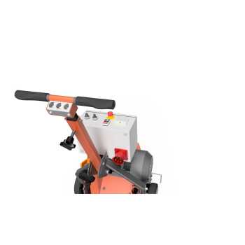 Fu&szlig;bodenheizungsfr&auml;se 4KW mit elektrischem 2WD Allrad-Fahrantrieb mit Kurvenautomatik und Fernbedienung