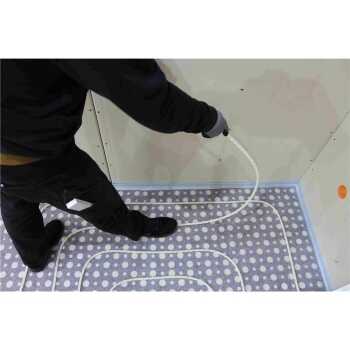 Fixpoint D&uuml;nnschichtsystem Fu&szlig;bodenheizung - mit Klettsystem gelocht  (Rolle 20 x 1m= 20qm) oder als Plattenware 100x50 cm