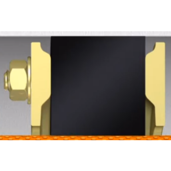 Ringraumdichtung Doyma Curaflex&reg; C 40 mit 2x40mm EPDM Dichtung f&uuml;r Mantelrohr/Kabel  58 - 67 mm Kernbohrung/Futterrohrduchmesser DN/DI (mm)  125/124-128