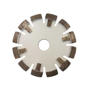 Fu&szlig;bodenheizung-Diamant-Fr&auml;sscheibe mit V-Segment f&uuml;r Fu&szlig;bodenheizung einfr&auml;sen 136 x 15 mm