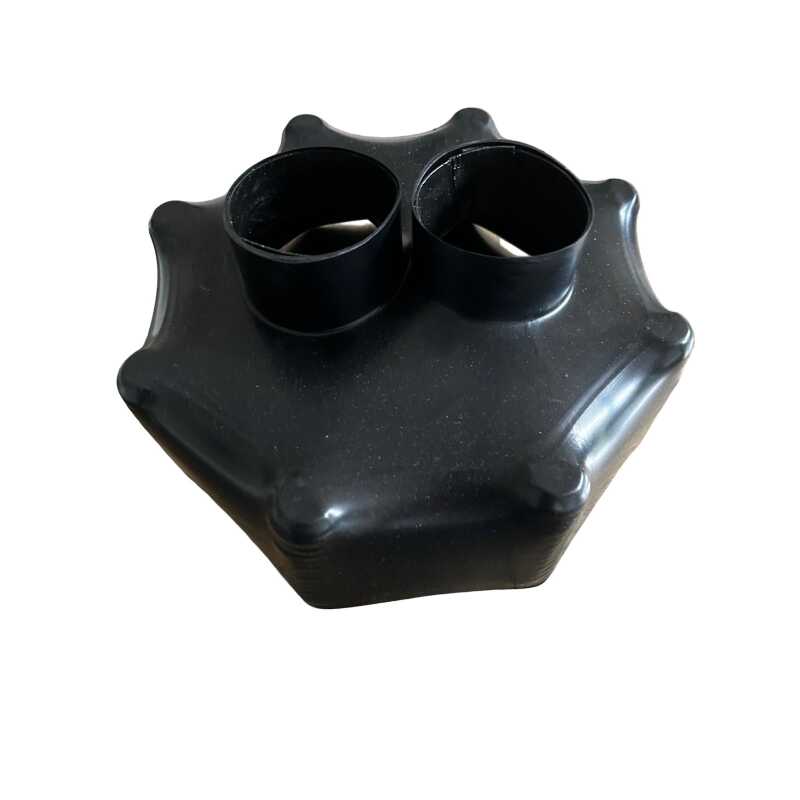 Schrumpfendkappe f&uuml;r Fernw&auml;rmeleitung f&uuml;r Doppelrohr 60-24 mm / 60-25 mm / 235-135 mm Mantelrohr