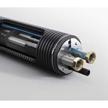 Fernw&auml;rmerohr NMC W&auml;rmepumpenanschlussleitung AEROLINE INOX TERRA WP