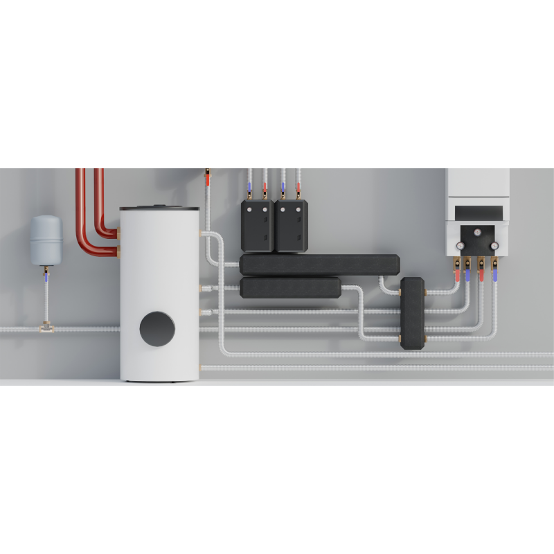 Edelstahlwellrohr EUROTIS PLT-CSST Rohrsystem f&uuml;r Heizungsinstallationen DN20 AISI 304