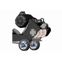 CT 200 230 V  Bodenfräse mit 230 Volt Elektro-Motor 2