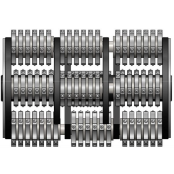 Fr&auml;strommel komplett mit Lamellen 45/5 - f&uuml;r CT...