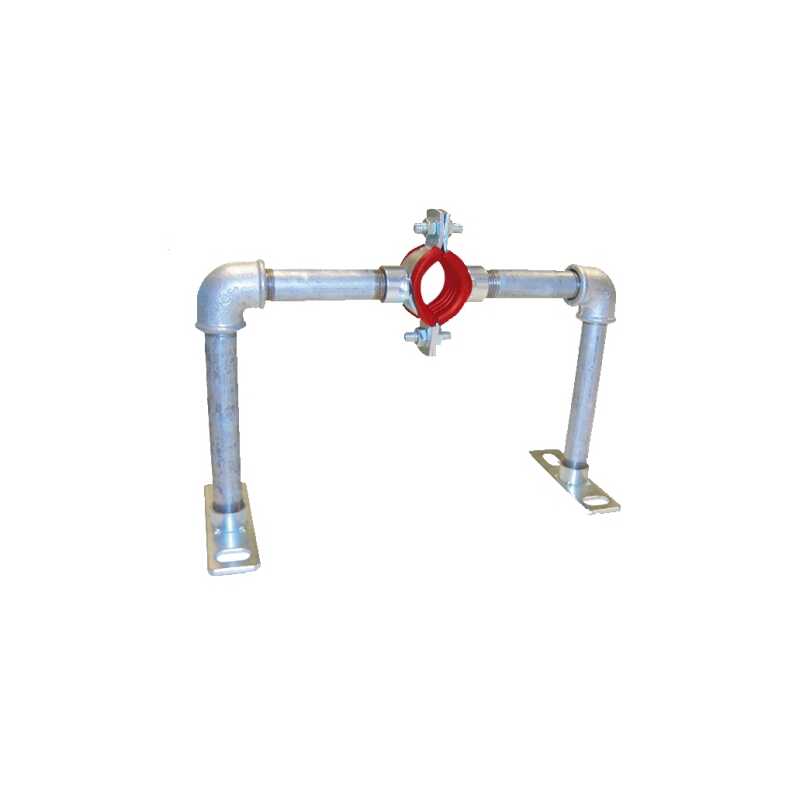 Fixschelle Edelstahlwellrohr Einzelrohr DN40