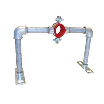 Fixschelle Edelstahlwellrohr Einzelrohr DN40