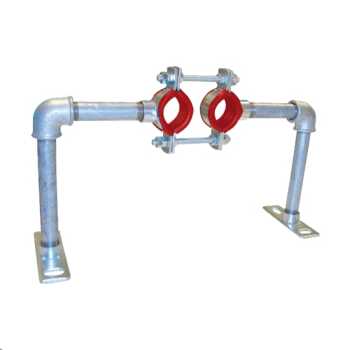 Fixschelle Edelstahlwellrohr Doppelrohr DN40-DN40