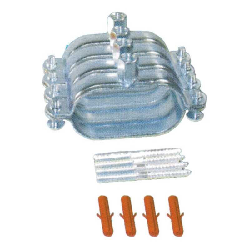 Ovalschellen-Set 2 x DN16 - 19 mm f&uuml;r EWK-Easy Doppelrohr f&uuml;r Solar
