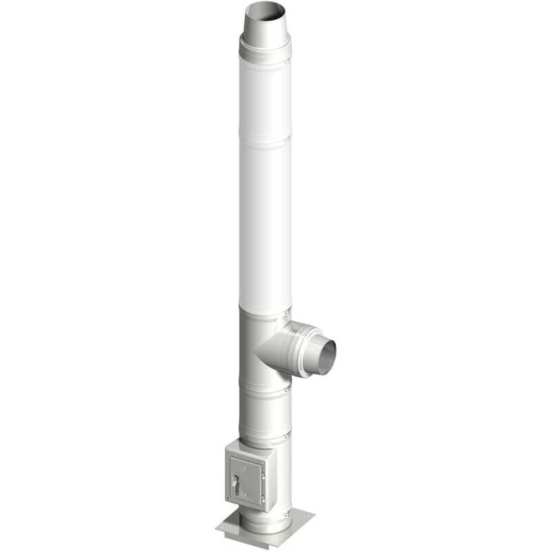 SEM VARIO II doppelwandiger Edelstahlkamin Bausatz 1 DN130 Rauchrohr 130 mm auf Vario ll DN 150 ca. 12,47 m