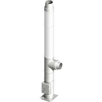 SEM VARIO II doppelwandiger Edelstahlkamin Bausatz 1 DN130 Rauchrohr 130 mm auf Vario ll DN 150 ca. 12,47 m