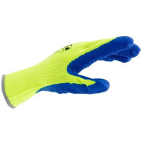 PROFIT Winter Latex-Handschuh, schrumpfgerautes Latex Gr&oum