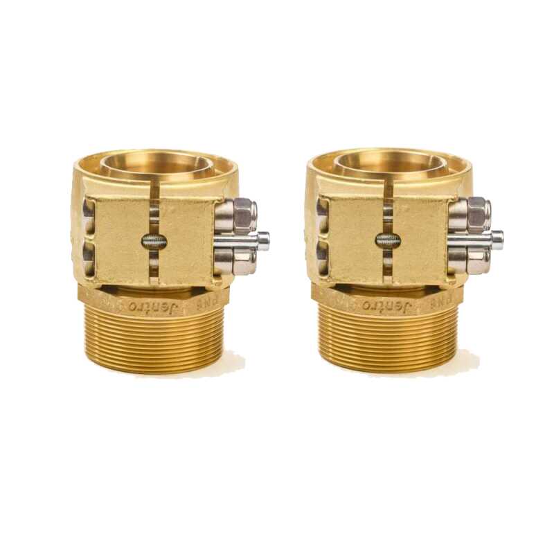 2 x  PEX Klemm-&Uuml;bergang 125-4&quot; AG - PN6
