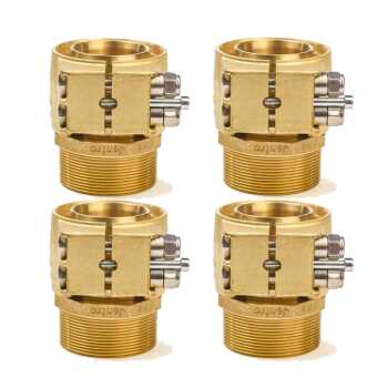 4 x PEX Klemm-&Uuml;bergang 50-1 1/2&quot; AG - PN6...
