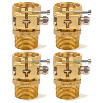 4 x  PEX Klemm-&Uuml;berg. 50-1 1/2&quot; AG - PN10