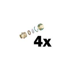 4 x Edelstahlwellrohr Verschraubung L&ou gallery