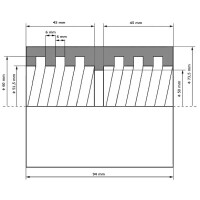 Doppel-Muffe PU - Verbindungsstück mit Gewinde DN 50/50