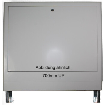 Heizkreisverteiler Station mit 9 Heizkreisen, Regelmischstation und Unterputz Verteilerschrank 850 mm